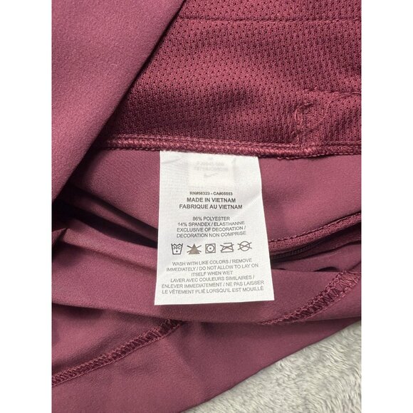 Nike Hooded Pullover Jacket Mens Medium Burgundy 1/4 Zip Swoosh Woven FJ9545-669 - Picture 6 of 12